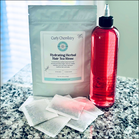 Hydrating Herbal Hair Tea Rinse