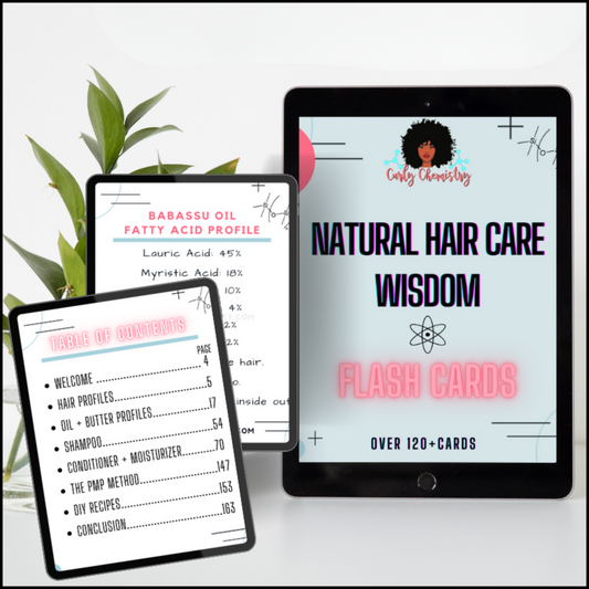 Natural Hair Care Wisdom Flash Cards